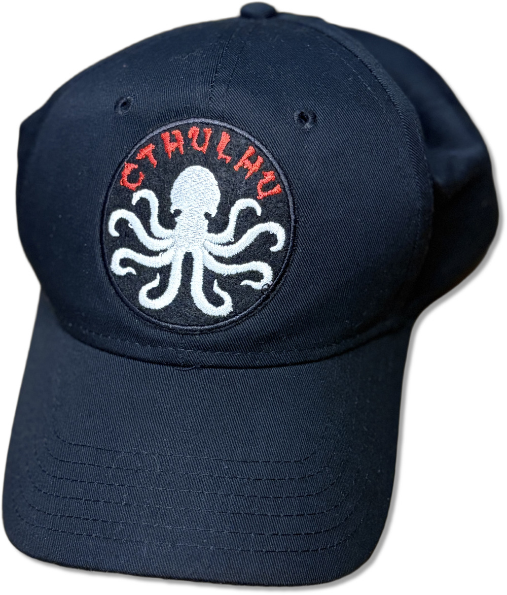 Cthulhu The Elder Gods Heat Patched Ballcap (OTTO) - One Size Fits Most, Dad Hat